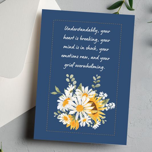 Heartfelt Condolences: A Greeting Card for Suicide Loss