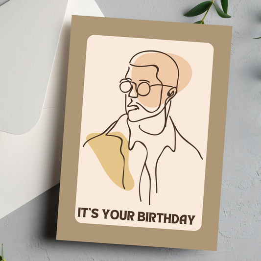 It's Your Birthday (Man) Greeting card - You Are Seen Greetings
