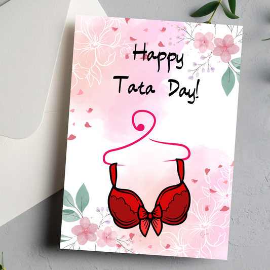 Happy Tata Day! Breast Reconstruction Surgery Card