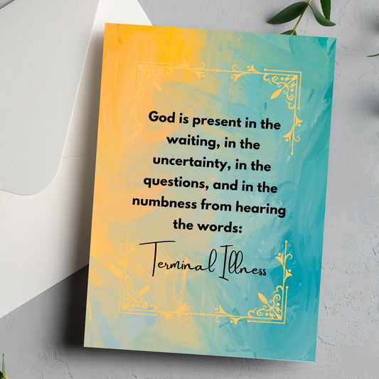 Courage and Peace: Divine Presence Terminal Illness Greeting card - You Are Seen Greetings