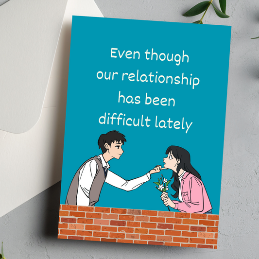 Love Amidst Difficulty: A Heartfelt Greeting Card - You Are Seen Greetings