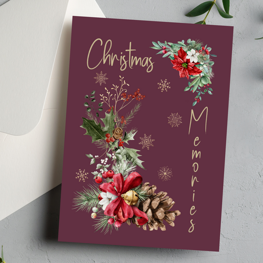 Comfort and Peace for Loss during Christmas Season Greeting card