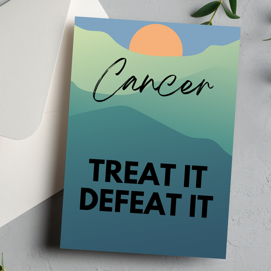 Facing Cancer Head-On: A Card of Support and Encouragement