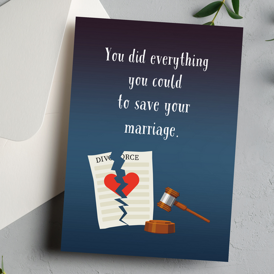 Support for Divorce Recovery: A Compassionate Greeting Card - You Are Seen Greetings