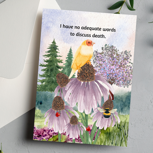 Grateful for hope and assurance Terminal Illness Greeting card - You Are Seen Greetings