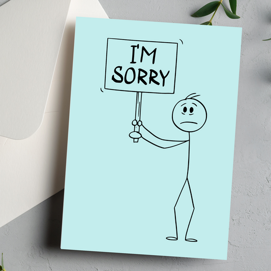 I was attempting to force you Apology or Spiritual Abuse Greeting card