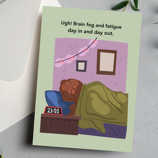 Praying for restored health, memory, and energy Lyme Disease Greeting card - You Are Seen Greetings