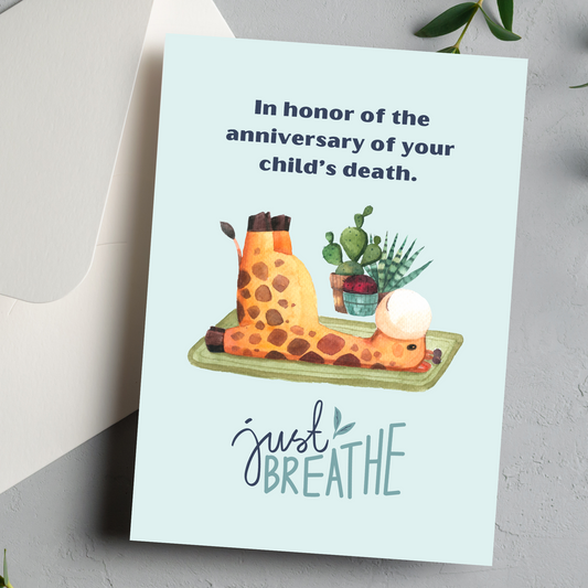 Acknowledging the Anniversary of a Child's Death: A Gentle Reminder Greeting Card - You Are Seen Greetings